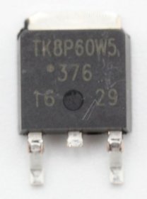 Toshiba Mos Fet Transistor - N kanal Mosfet, 600v 8a, Smd Dpak (to 252) - TK8P60W5