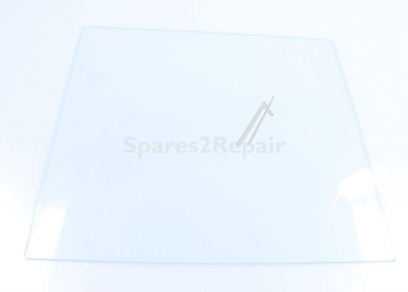Glass Panel - 47015541 Frzr Glass Shlf Bttm143(398 5x362 5x3 2) [Vestel]