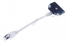 Rutenbeck Western Plug/western Socket - Cablesharing-adapter, Geschirmt, 2x 100 Mbit-s