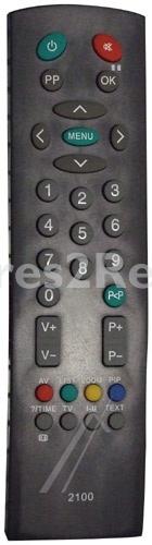 Vestel Ir remote Control - Rc2100 20087557 Remote Nobrand (silver-p) (f)