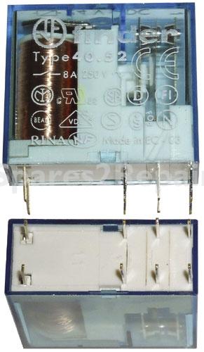 Finder Pcb Relay To 48v - 36vdc 8a-250vac 8a-250v Relais 2xum Rm=5mm