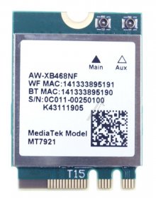 Asus Module - Electrical Unit - 0c011-00250100 Wifi6 Ax+bt5 2(2*2)m 2 2230 Azwave-aw-xb468nf Mt7921l