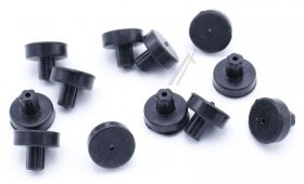 Rubber Foot - 4055395448 Set gummiteil gitter 12pcs [Electrolux Aeg]