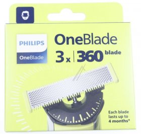 Philips Shaver Head - Qp430-50 Oneblade 360° Replacement Blade 3 Pcs