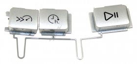 Button - C00570760 488000570760 Buttons Core Right Chrome [Whirlpool Indesit]