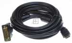 Compatible Hdmi plug-dvi plug - Hdmi-male 19p -dvi-d Male Cable 18+1pins 5 0m
