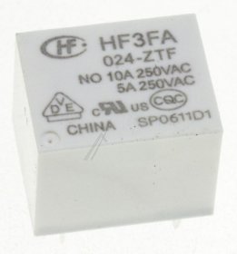 Hongfa Pcb Relay To 24v - 24vdc 10a-277vac Relay, 1 Changeover, Hf3fa