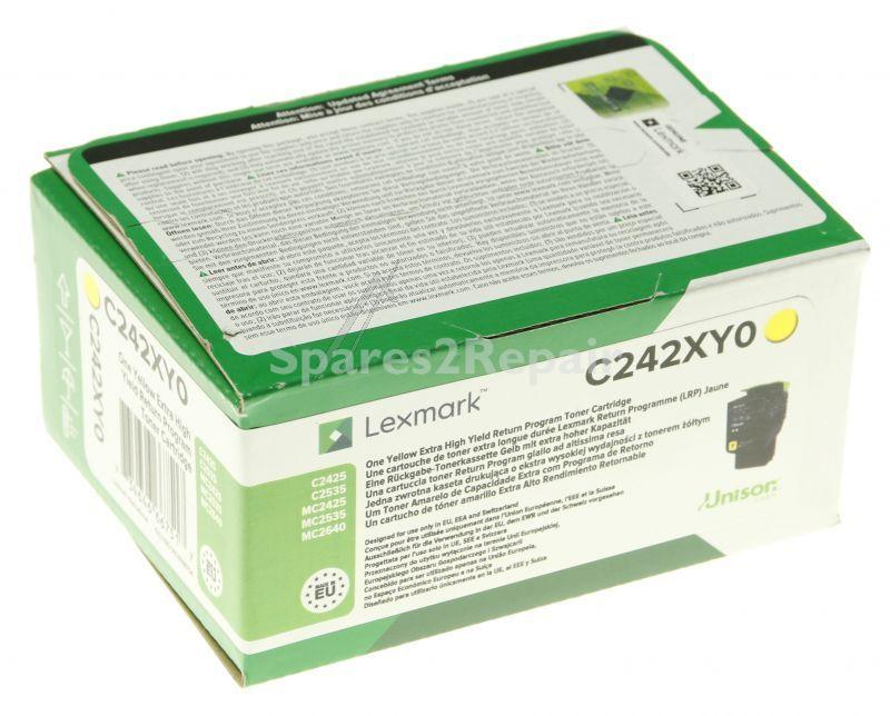 Lexmark Toner Cartridge - C242xy0 Toner Cartridge Yellow 3 5k