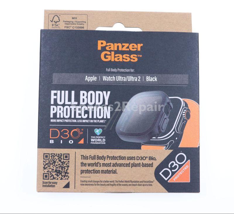 Panzerglass Display Protective Plastic Film - 3691 Panzerglass Screen Protector Full Body With D3o Apple Watch Ultra 49mm Black