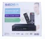 Sedea Sat/bk + Aerial Technique - 102200 Dvb-t2 Receiver With H265 And 2 Remote Controls