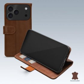 Mobilize Leather Bag Gsm - 80979 Mobilize Leather Wallet Apple Iphone 17 Pro Max Brown