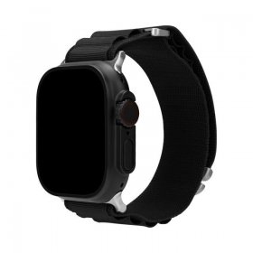 Mobilize Wristbands For Smartwatch - 82009 Alpine Loop Strap For Apple Watch 42-44-45-49mm - Black - Titanium