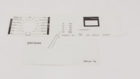 Operating Unit Screen - 8079173012 Insert Control Panel John Lewi [Electrolux Aeg]