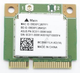 Asus Board - 0c011-00060h00 802 11b-g-n+bt4 0(1*1)