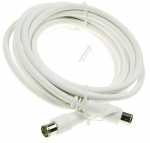 Com White Sat Connecting Cable - White Sat Connecting Cable, 2.5m Class A, Straight