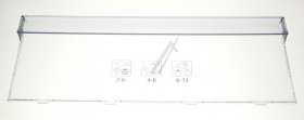 Drawer Front - 4948150400 C00894395 Printed Vegetable Tray Cover Gr [Arcelik]