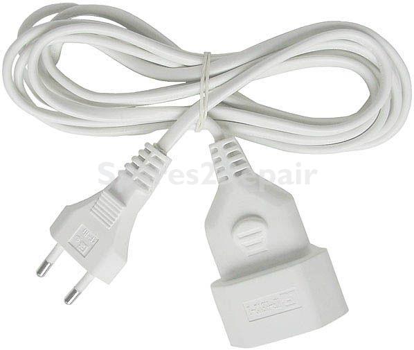 Brennenstuhl Power Supply Cable - 1161660 3m Lengthening Cable H03vvh2-f 2x0 75 - Euro Plug