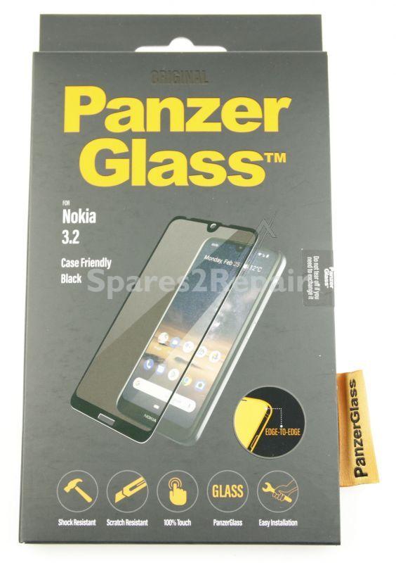 Panzerglass Display Protective Plastic Film - Premium Protective Glass For Adaptable For Nokia 3.2 (2019) Case Friendly