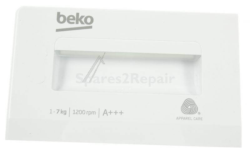 Detergent Dispenser Cover - 2459209251 C00895067 Detergent Drawer Front Cover Assembly [Arcelik]