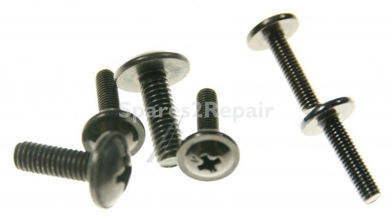 Vestel Screw - 23578208 Det std_24_rysb M3&m4*12_6pcs_blk(e50(ny