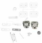 Door Hinges For Washing Machines - 43013964 Integrated Door Fixing Kit [Candy Hoover]