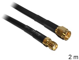 Delock Sma-cable - Antenna Cable Sma Plug > Sma Jack Cfd200 2 M Low Loss