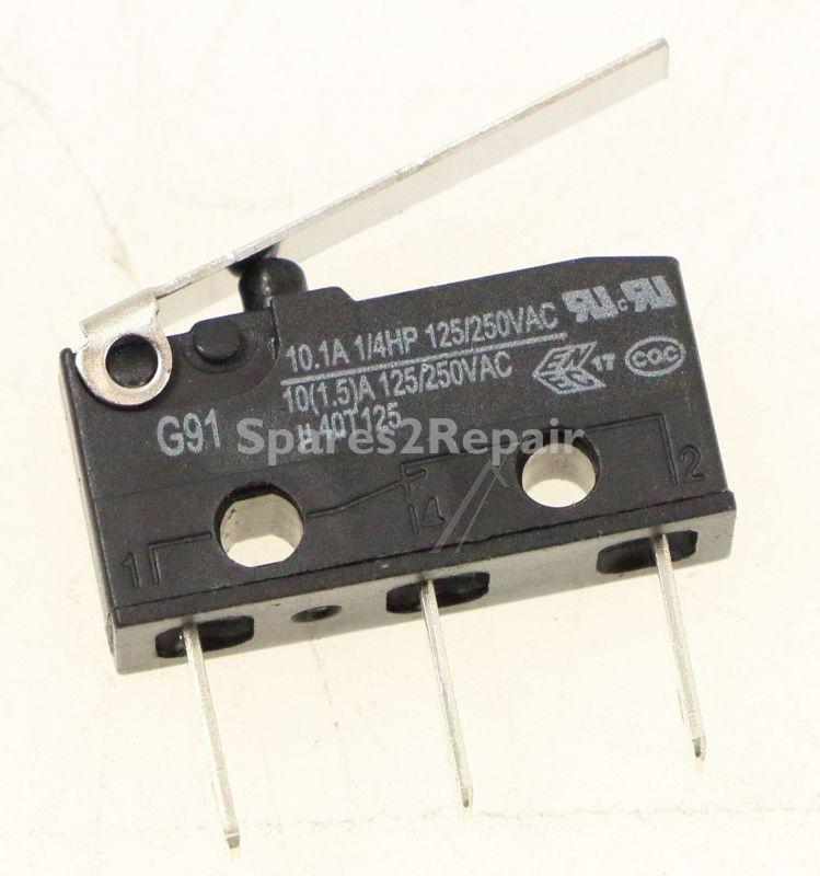 Microswitch For Home Appliance - 5750610100 C00875475 Microswitch (zing_ear_g9110-250d02d1) [Arcelik]