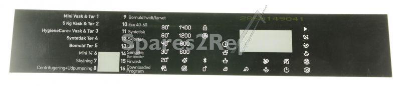 Switch Screen - 2858149041 C00907568 Inlay-danish [Arcelik]