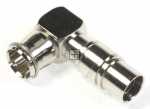 Wisi F-plug - Dv 97 F-quick-winkelstecker, Crimpbar, 1 Stuck, Fur Mk 91 - Mk 9