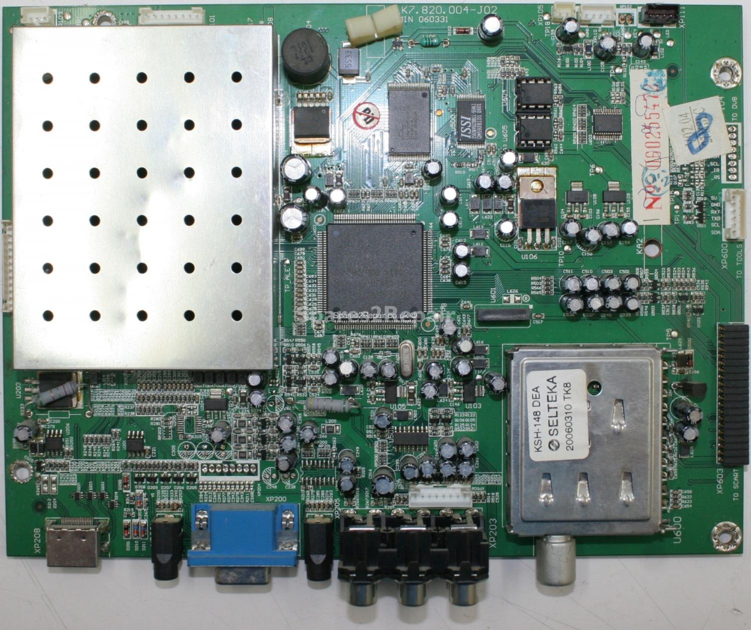 Baier LCD27SL - Main AV - GLK7.820.004-J02 - 060331