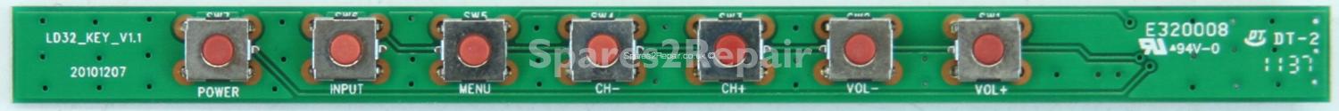 Bush BLCD32H8 - Buttons - LD32_KEY_V1.1