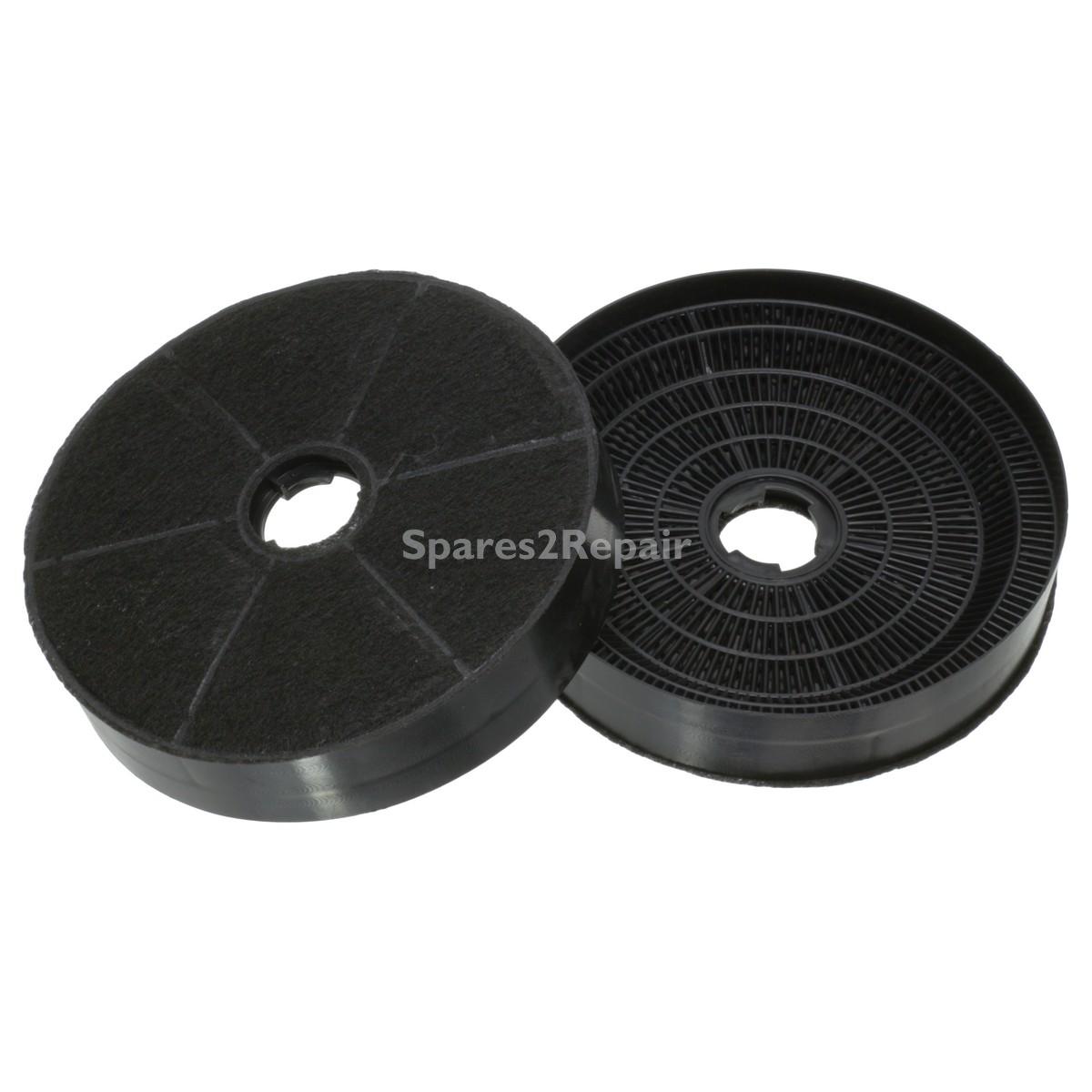 Compatible for Logik, ElectriQ, PKM ‘CF110 Type’ Carbon Charcoal Cooker Hood Filters (Pack of 2, 175mm)