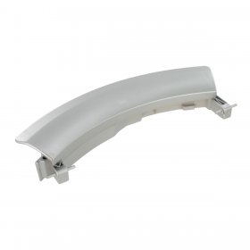 Compatible for BSH Siemens WM12, WM14, WM16 Series Silver Plastic Washing Machine Door Handle