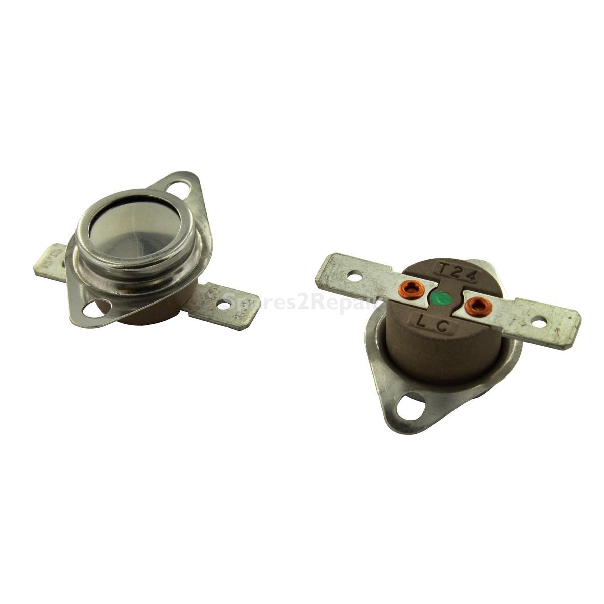 Compatible for Ariston; Creda TCR; Crusader; Electra; Hotpoint TDC; Indesit; Jackson; Proline 'Green Spot' TOC Thermostat Thermal Cut-Out for Models after May 1999 (106°C & 130°C)