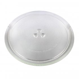 Universal Microwave Turntable Glass Plate with 3 Fixers (284mm)