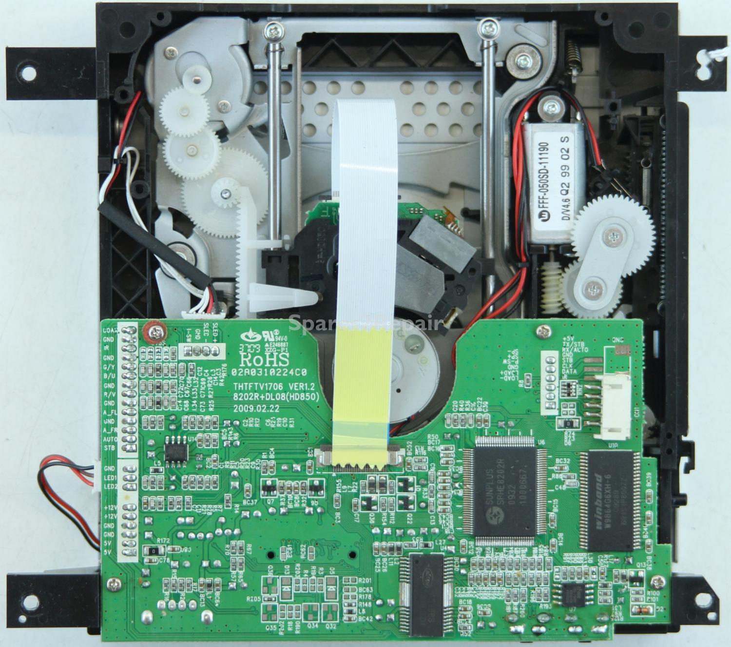 Matsui M26DVDB19 - DVD Mech - DL-08HJ-00-043 - THTFTV1706 - VER1.2