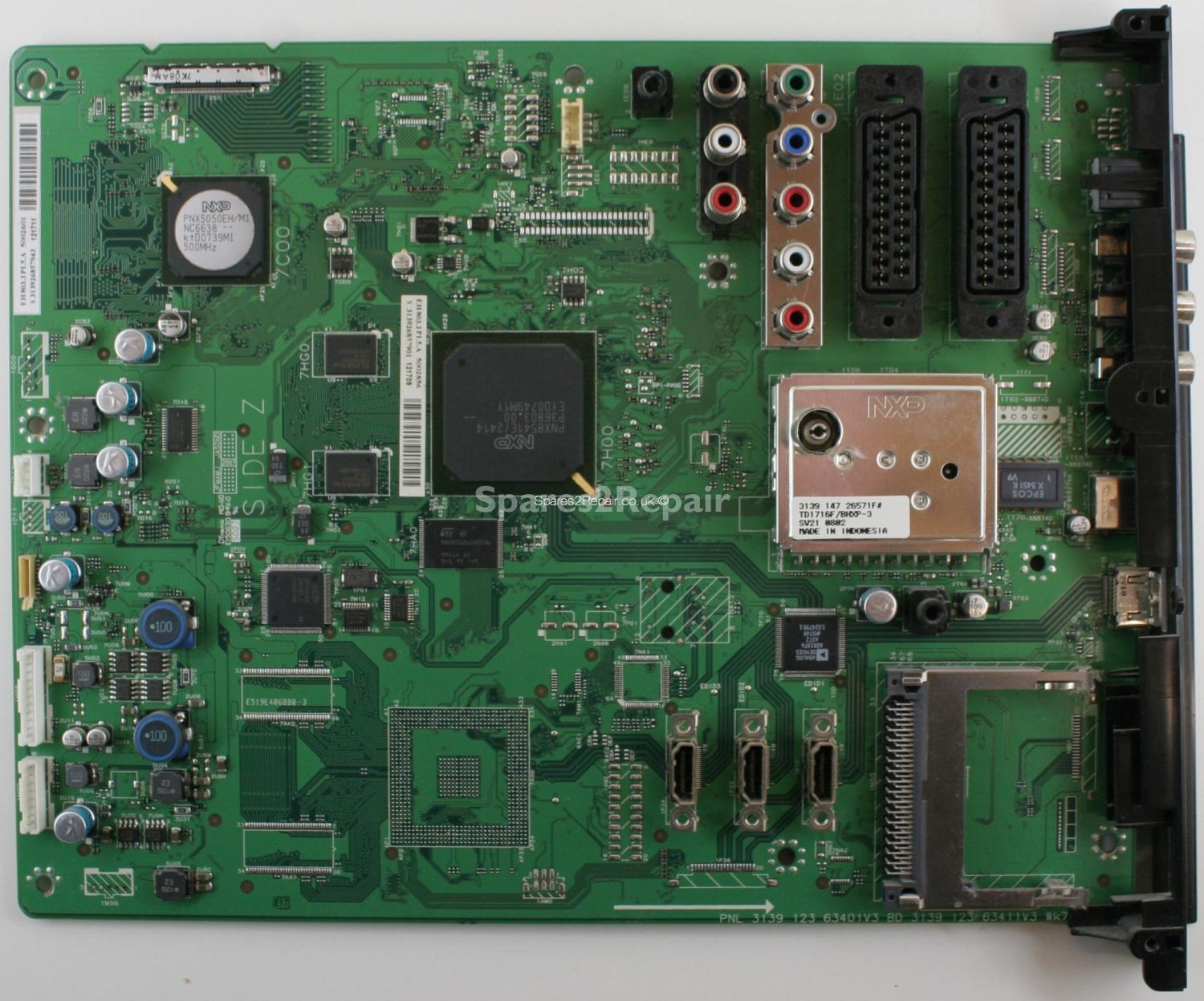 Philips 42PFL5603D/10 - Main AV - 3139 123 63401 V3 - 3139 123 63411 V3 - 313926857901 - 313926857943