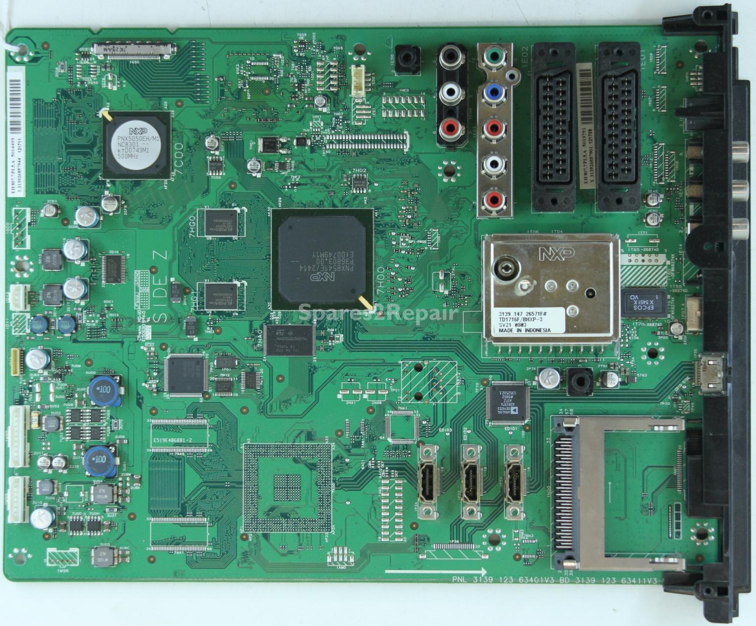 Philips 42PFL5603D/10 - Main AV - 3139 123 63401 V3 - 3139 123 63411 V3 - 313926857901 - 313926857944