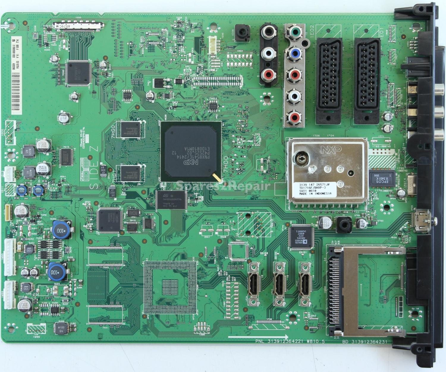 Philips 42PFL5603D/10 - Main AV - 313912364221 W810.5 - 313912364231 - 313926861822