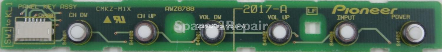 Pioneer PDP-434PE - Buttons - AWZ6788 - 2017-A