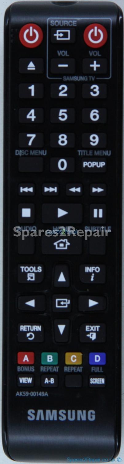 Samsung Remote Control - AK59-00149A - TM1241 - Genuine Original - B