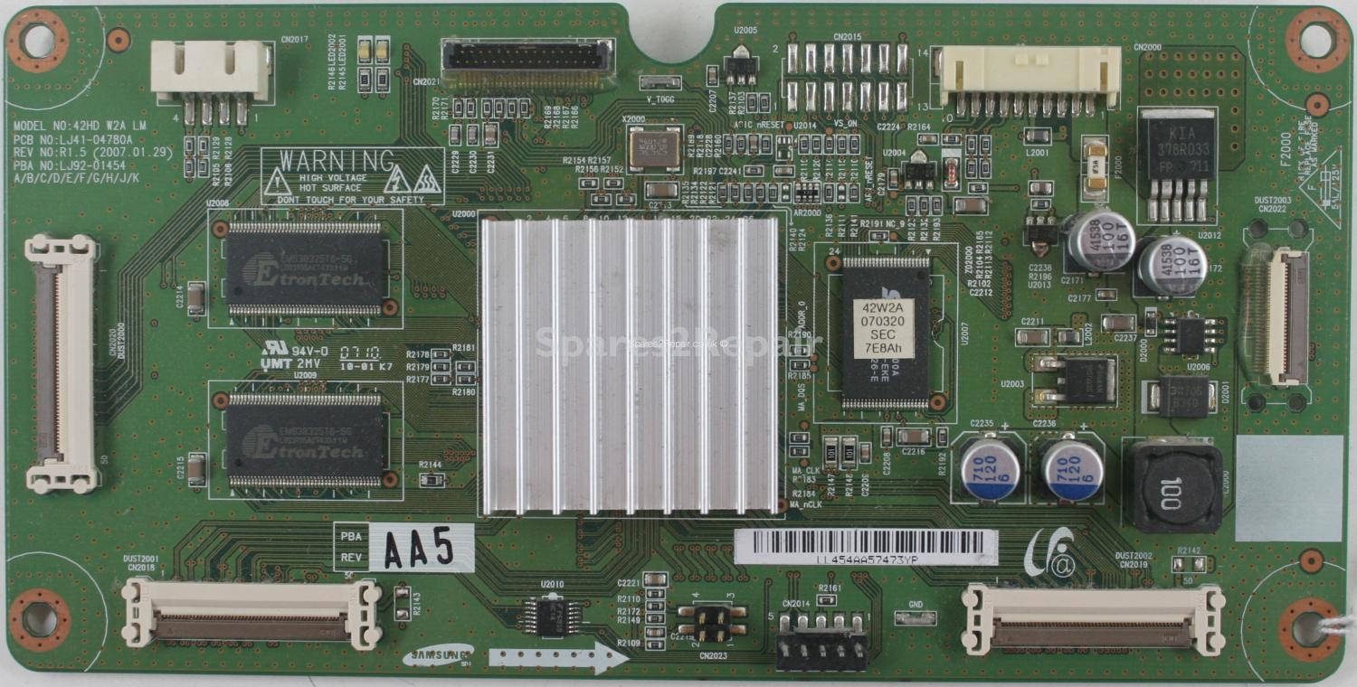 Samsung PS-42Q97HD - Logic CTRL - LJ41-04780A R1.5 - LJ92-01454A A5 - 42HD W2A LM