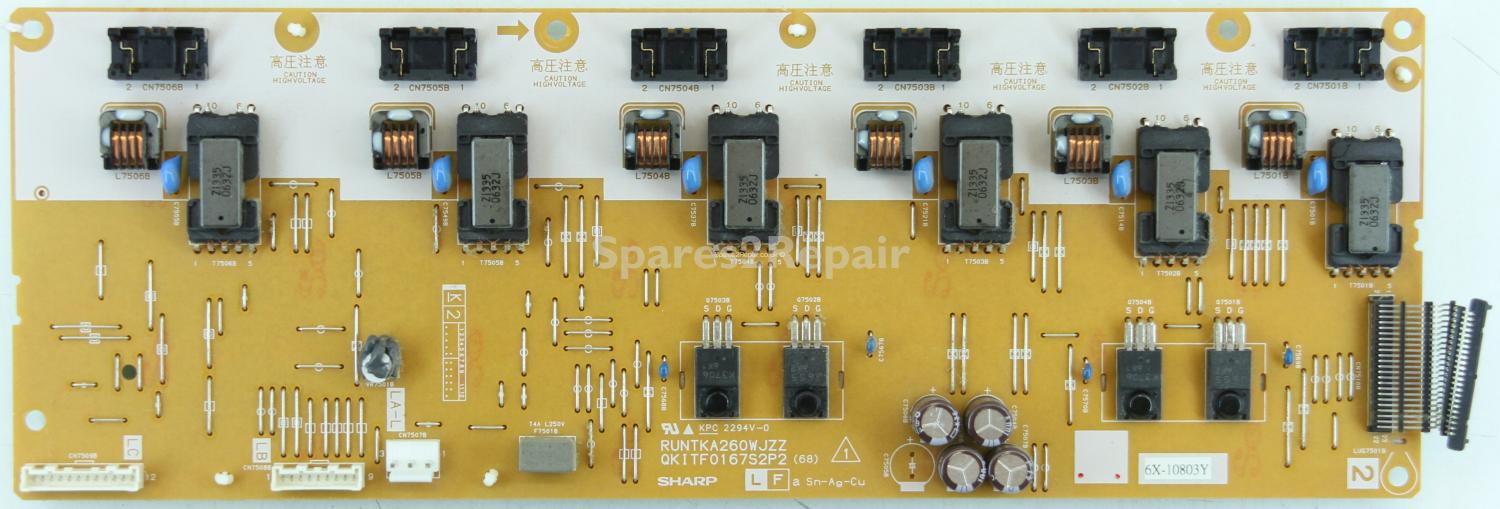Sharp LC-60C52U - Inverter - 6X-10803Y - RUNTKA260WJZZ - QKITF0167S2P2 (68)