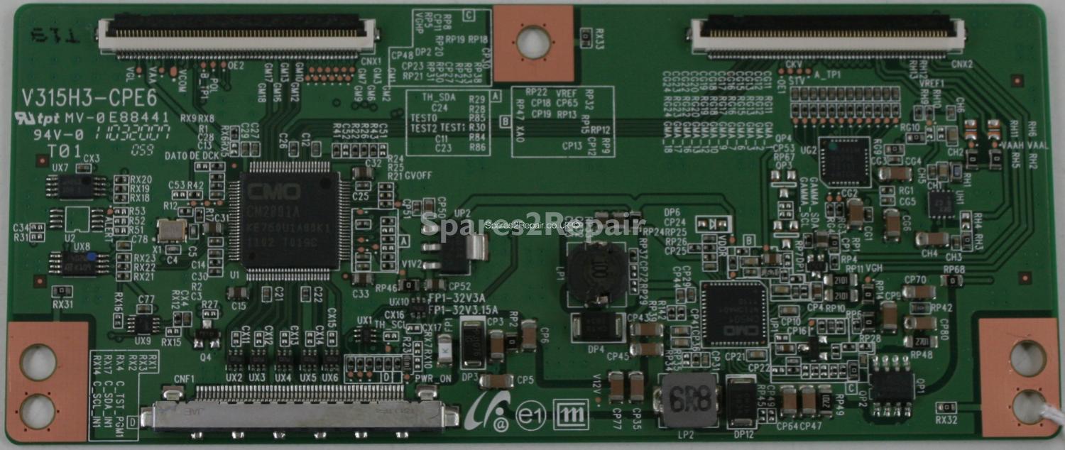 Sony KDL-32CX520 - T-Con - V315H3-CPE6 - 35-D057144