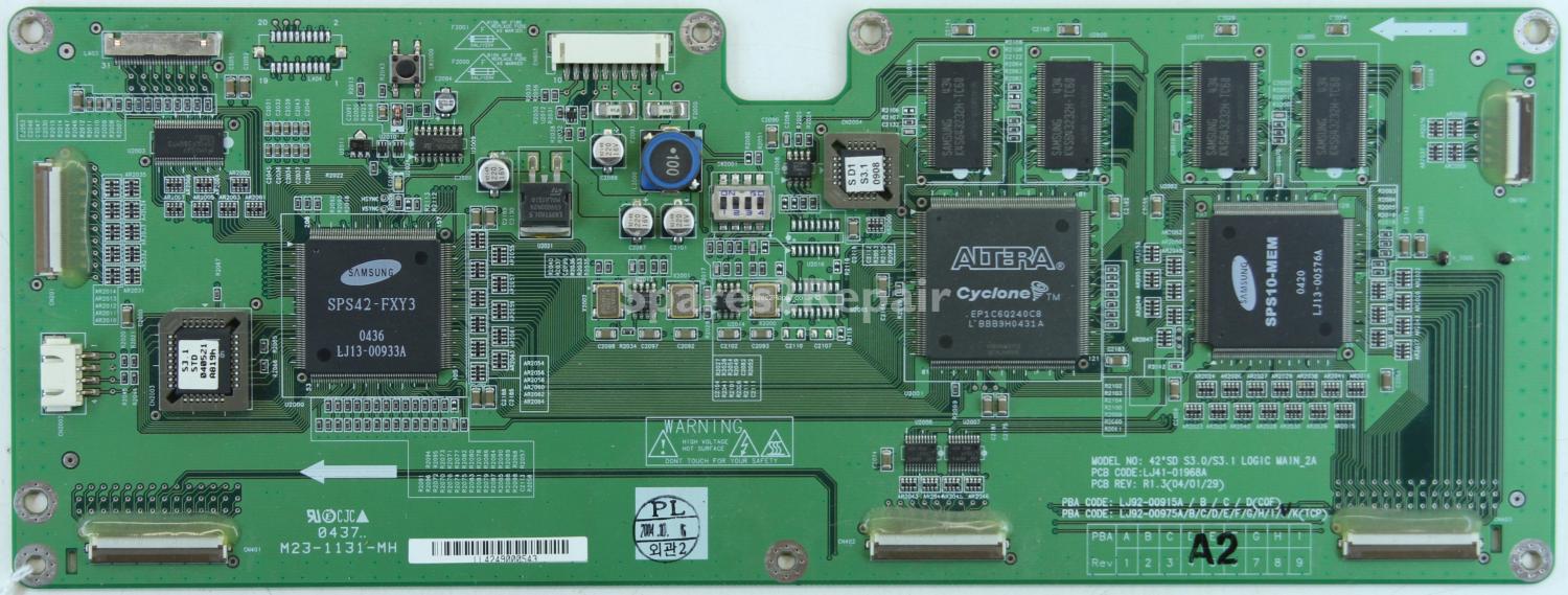 Tiny PS42D8 - 42SD S3.0-S3.1 LOGIC MAIN_2A - LJ41-01968A R1.3 - LJ92-00975J A2