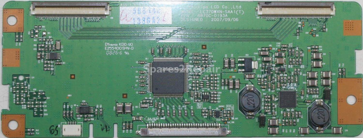 Toshiba 37AV555D - T-Con - 6871L-1386A - 6870C-0193A - LC370WXN-SAA1