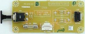 Toshiba 37XV553D - Power Switch - PE0533 B - V28A000712A1